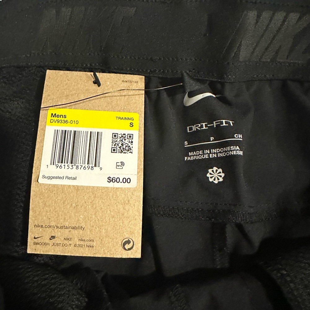 Nike Unlimited Men’s Dri-Fit 5” Unlined Versatile Shorts Black Sz Small Men’s